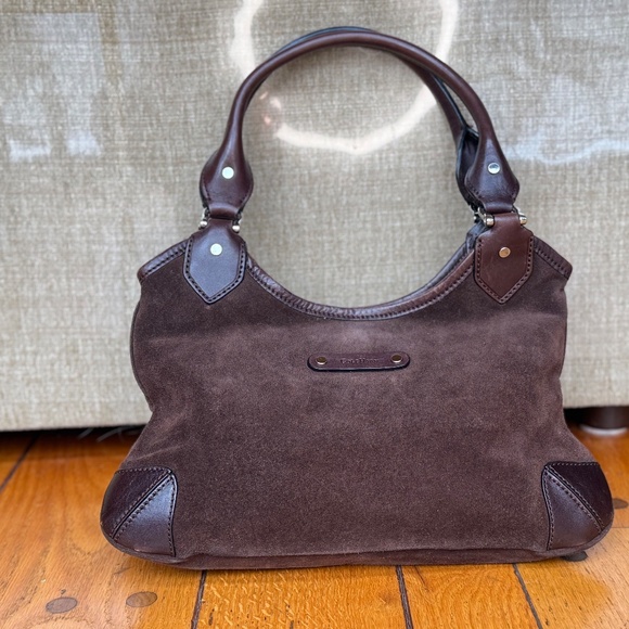 Cole Haan Brown Suede and Leather Purse - Picture 11 of 14